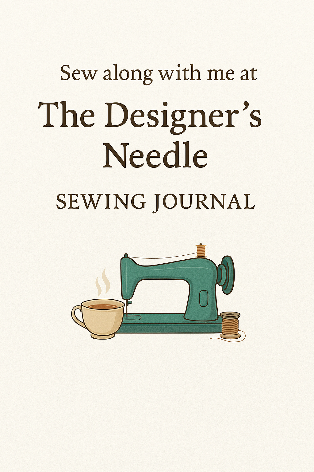 The Designer's Needle Sewing Journal Sew Along With Me Digital Sewing Journal