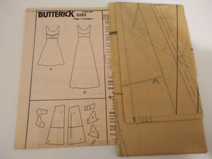 1997 Butterick 5263 Donna Ricco Misses Formal & Evening Dress Sewing Pattern Sz 6-10 Factory-Folded