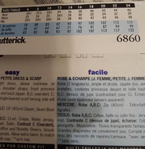 2000 Butterick 6860 Misses/Miss Petite Prom or Formal Dress & Scarf Sewing Pattern – Sizes 6–10
