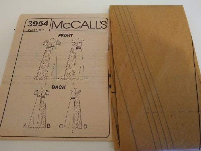 McCall’s 3954 Evening Elegance Formal Dress Pattern Sizes 4–10 Factory-Folded