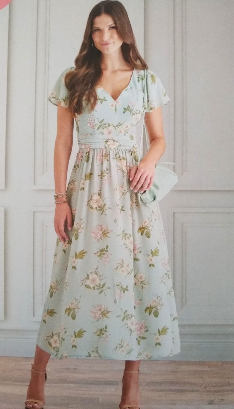 Simplicity L9686 Misses’ Spring Dress Sewing Pattern Sizes 16–24 Factory-Folded