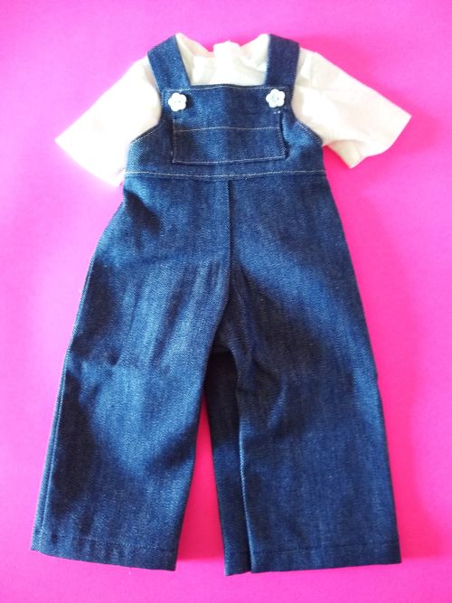 Handmade Doll Overalls & Tee Set Fits American Girl, Springfield & 18-Inch Dolls