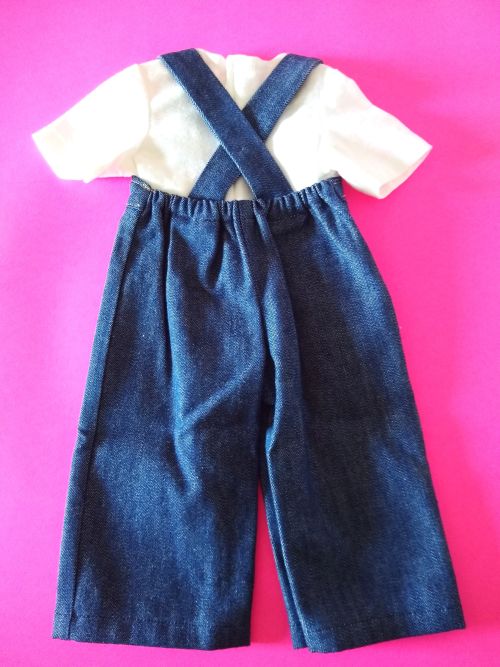 Handmade Doll Overalls & Tee Set Fits American Girl, Springfield & 18-Inch Dolls