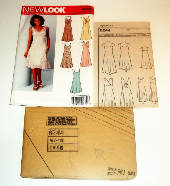New Look 6244 Misses Slip Dress Pattern Sizes 8–18
