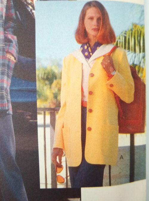 Vintage Vogue 8116 Sewing Pattern Easy Misses Lined Jacket, Sizes 8-12