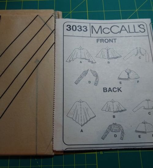 McCall’s 3033 Sewing Pattern Capelets, Shrugs & Coverups XS-L
