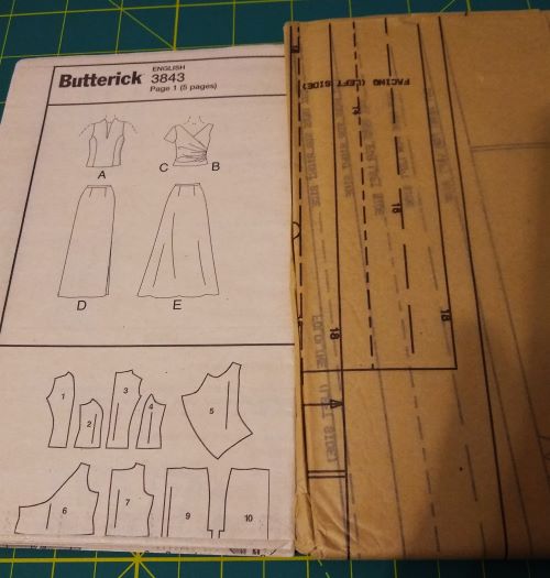 Easy Butterick 3843 Misses Evening Top & Skirt Sewing Pattern (2003) Sz 14–18