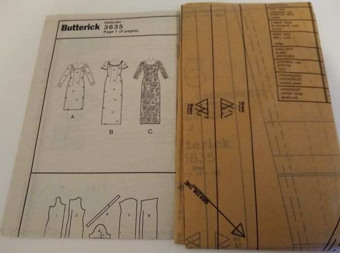 Butterick 3635 Misses’ Special Occasion Dress Pattern (Sz 12–16)
