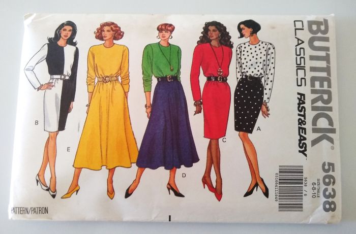 Butterick 5638 Sewing Pattern Misses/Misses Petite Dress Sz 6-10 