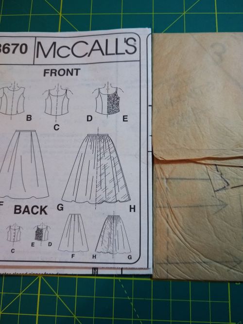 McCall’s 3670 Sewing Pattern Girls’ Formal Lined Tops & Skirts Sz 6–8