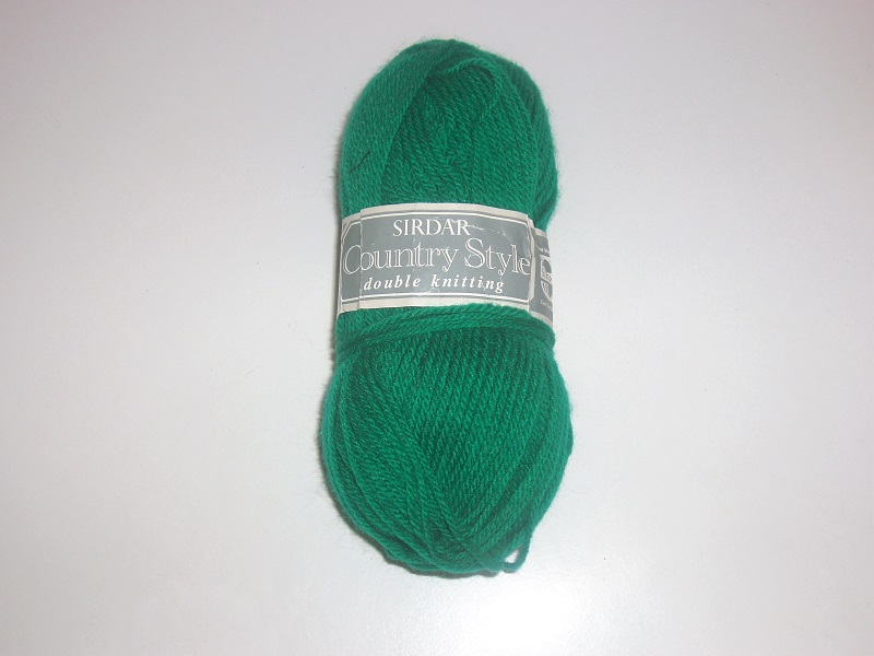 Assorted Green Yarn Lot 6 Mixed Colors of Green for Crafting or Stash Building