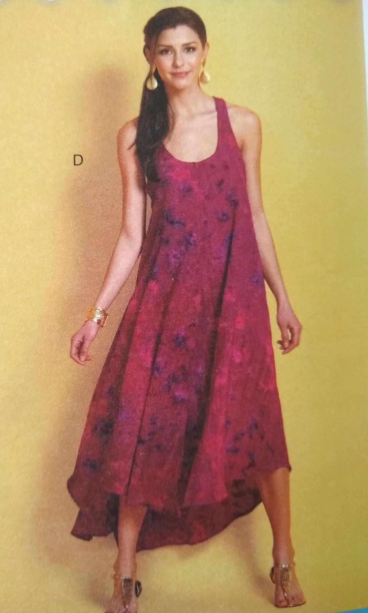 McCall’s L9401 Misses Pullover Dress Pattern Sz L–XXL