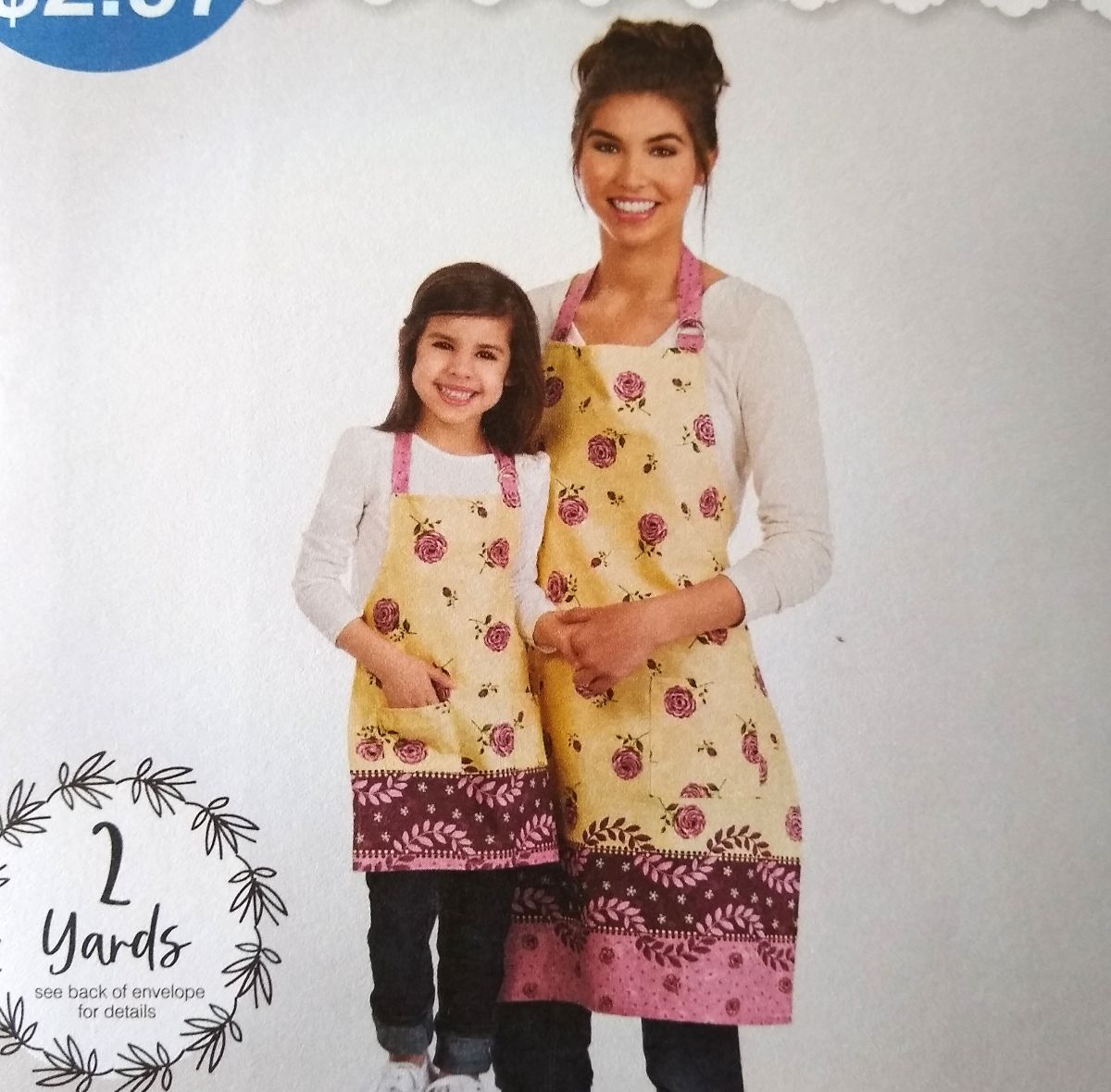 McCall’s L9441 Mom & Daughter Apron Sewing Pattern S–L