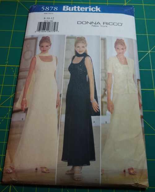 Donna Ricco for Butterick 5878 Formal Jacket & Dress Pattern (Sizes 8–12)