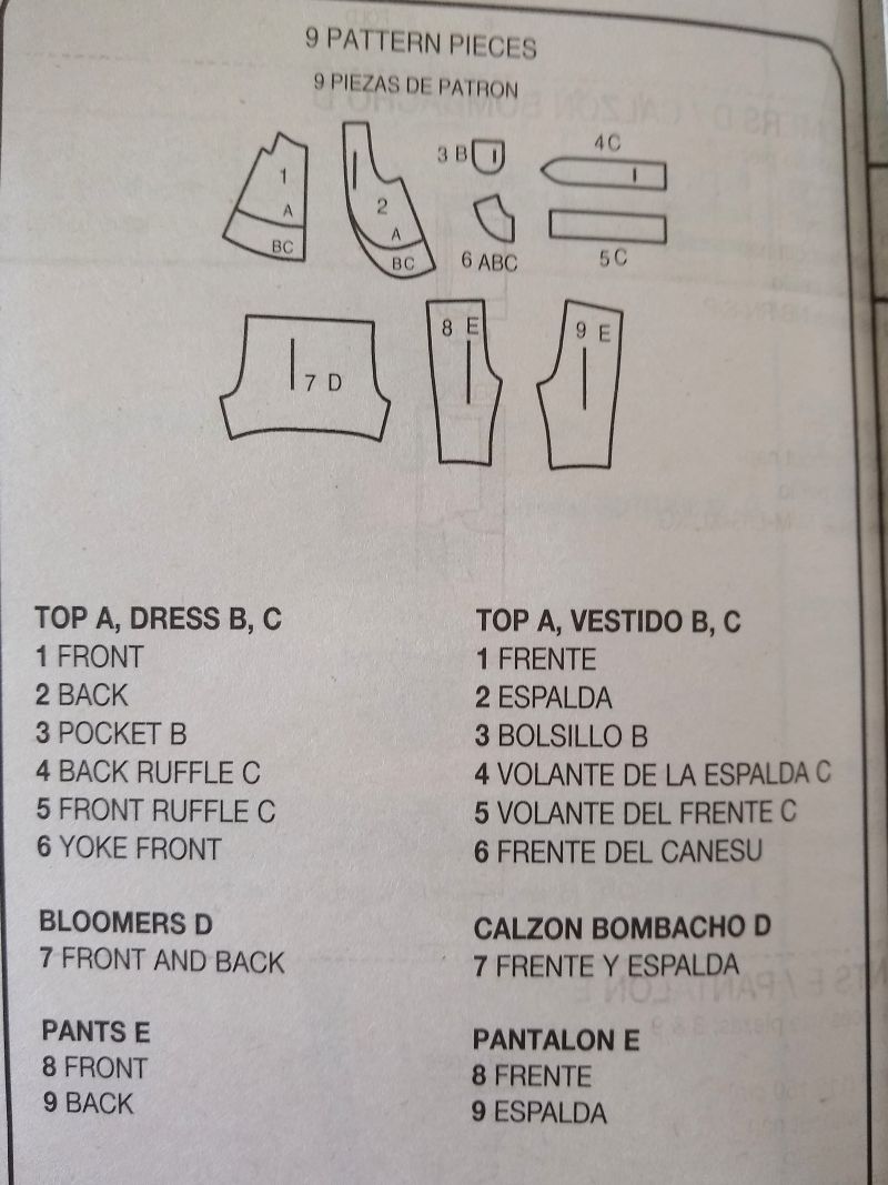 McCall's It's Sew Simple Baby Summer Dress& Panties Sewing Pattern Sz NB-XL