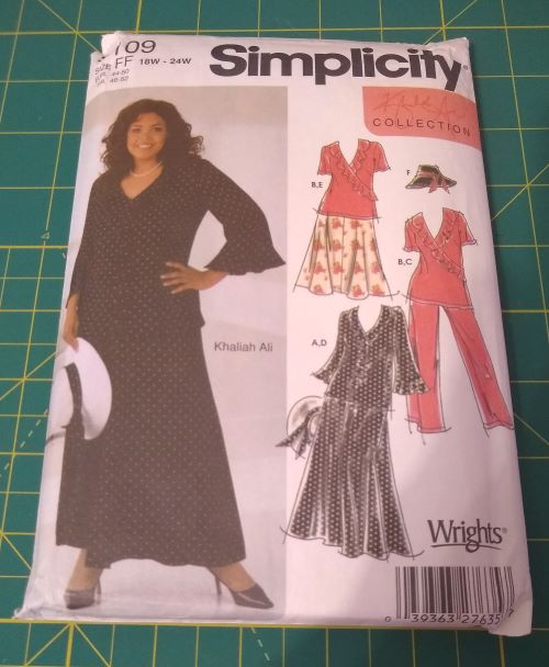 Simplicity 4109 Sewing Pattern (Khaliah Ali Collection) Wardrobe Essentials S 18W-24W