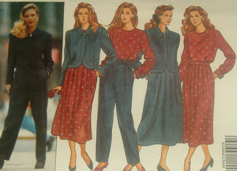 1991 Butterick 5705 Women's Vintage Suit Pattern Sizes 18-22 Plus Size