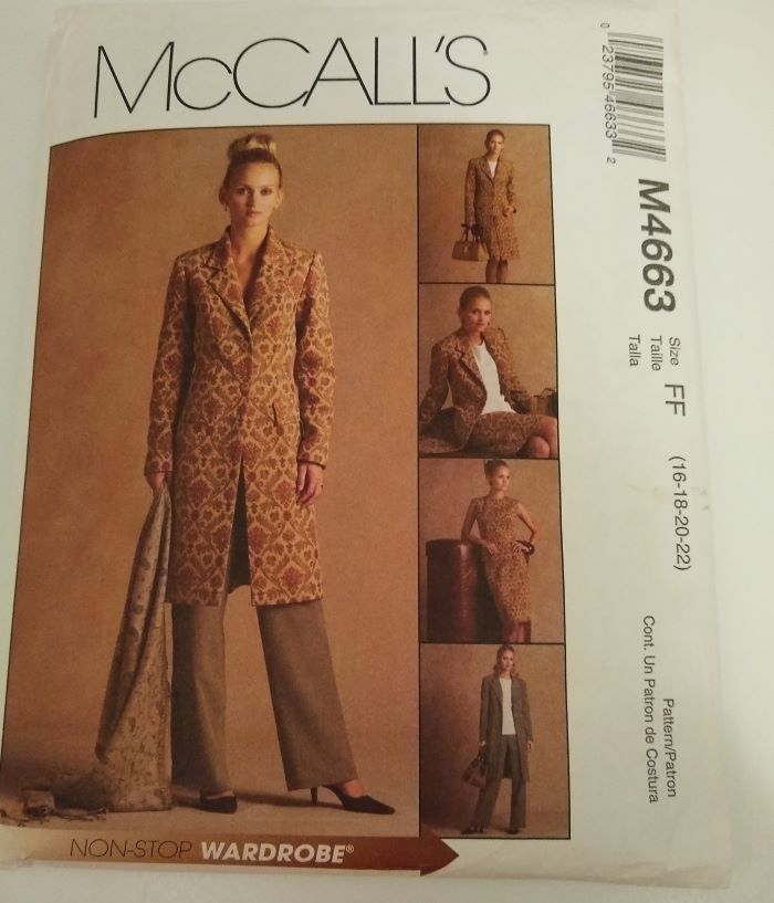 McCall’s M4663 Sewing Pattern Misses/Misses Petite Lined Jacket, Top, Pants & Skirt Sizes 16–22