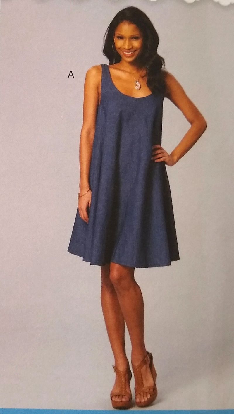 It's Sew Simple McCalls L9402 Misses Sleeveless Dress Sz XS-XL