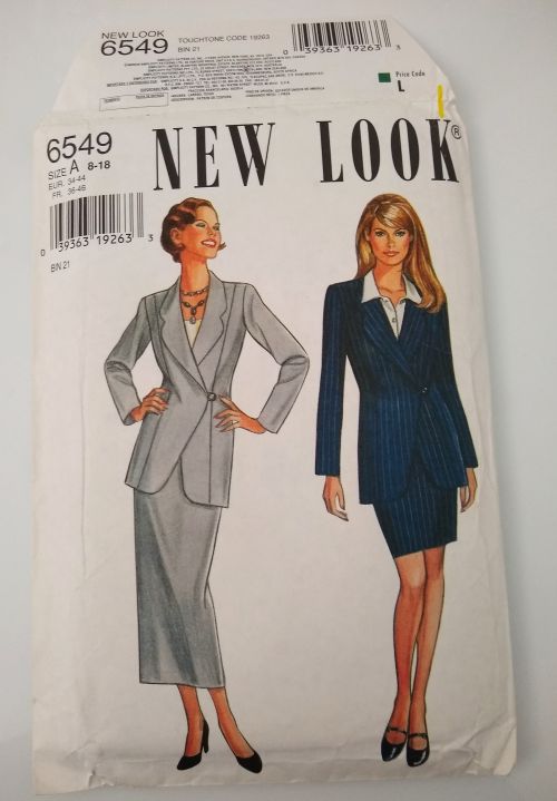 New Look 6549 Misses Jacket & Skirt Pattern Sizes 8-18