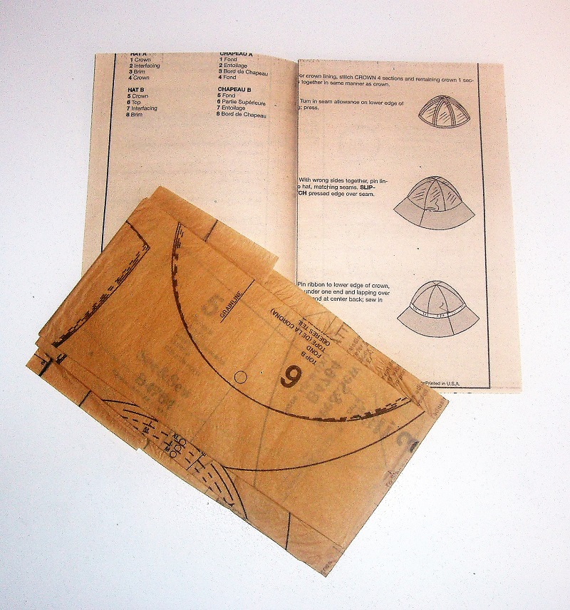 Butterick B4764 See & Sew Sewing Pattern Infant Hats with Brim Sizes S–XL