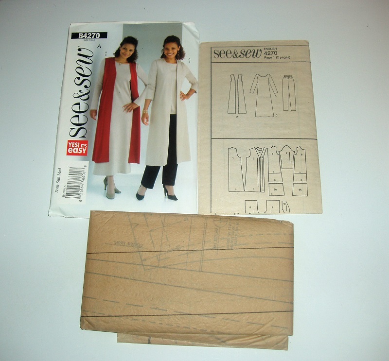 Butterick B4270 Misses/MP Long Vest Top Dress Pants Sewing Pattern Sizes XS–M