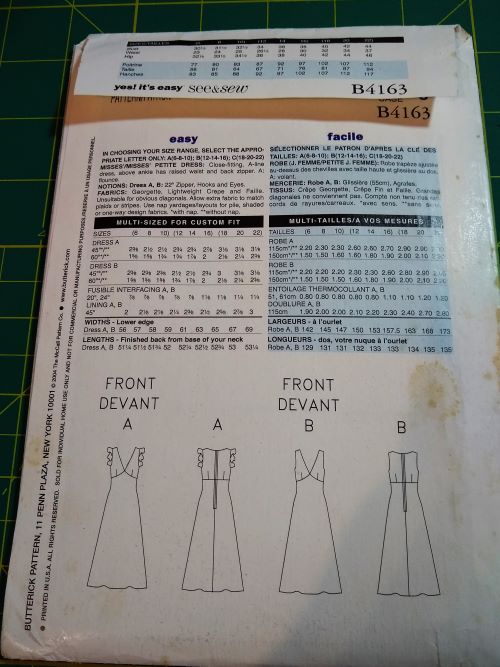 Butterick B4163 Misses Sleeveless Dress Sewing Pattern Sizes 6-10
