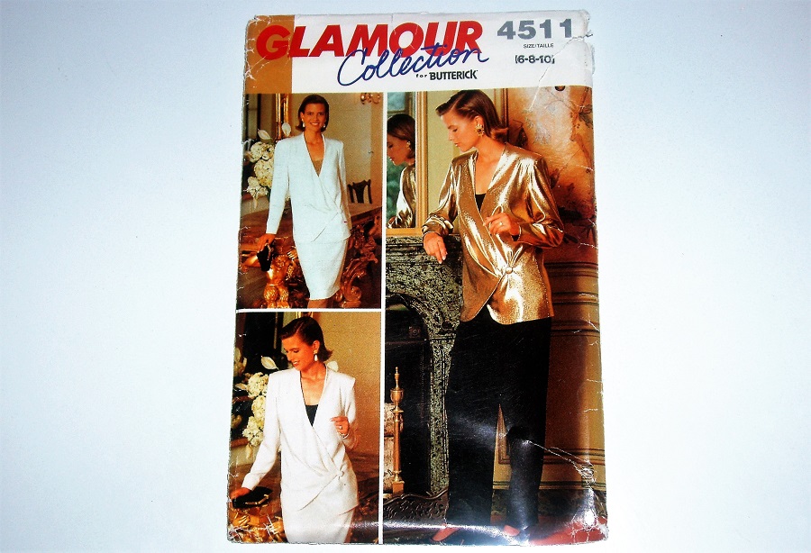 Butterick 4511 Glamour Collection Misses’ Jacket, Top, Skirt & Pants Sewing Pattern Sizes 6–10
