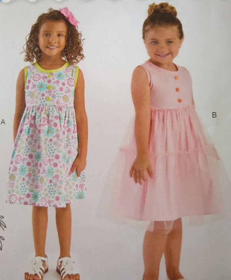 McCall's L94601 It's Sew Simple Sewing Pattern Girl's Dress Size 3-8