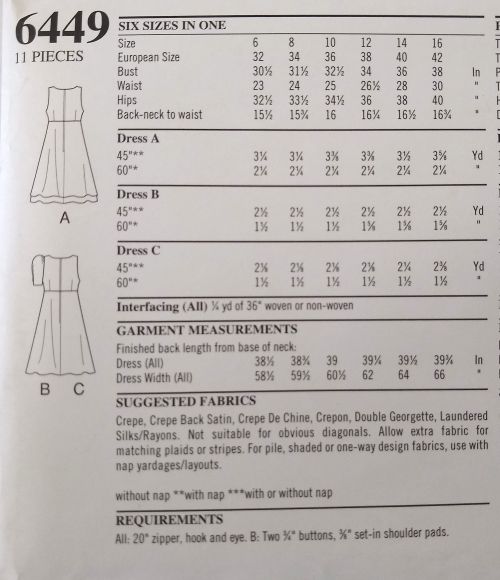 New Look 6449 Misses Sleeveless & Short-Sleeve Flared Dress (Sizes 6–16)