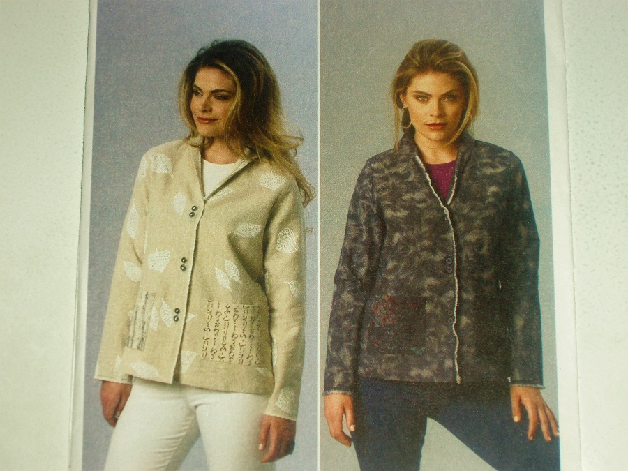 Butterick B6063 Sewing Pattern Misses loose-fitting Jacket Sz 16-24
