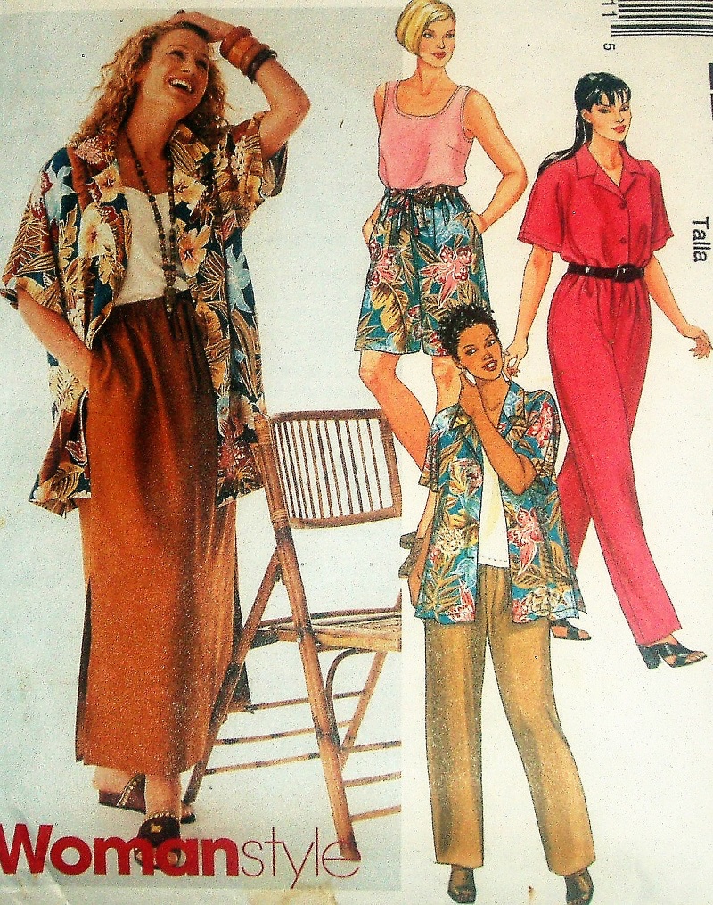 McCall's 2211 Women's Plus Size Wardrobe Essentials Sz 18W-40 Cut To Sz 22