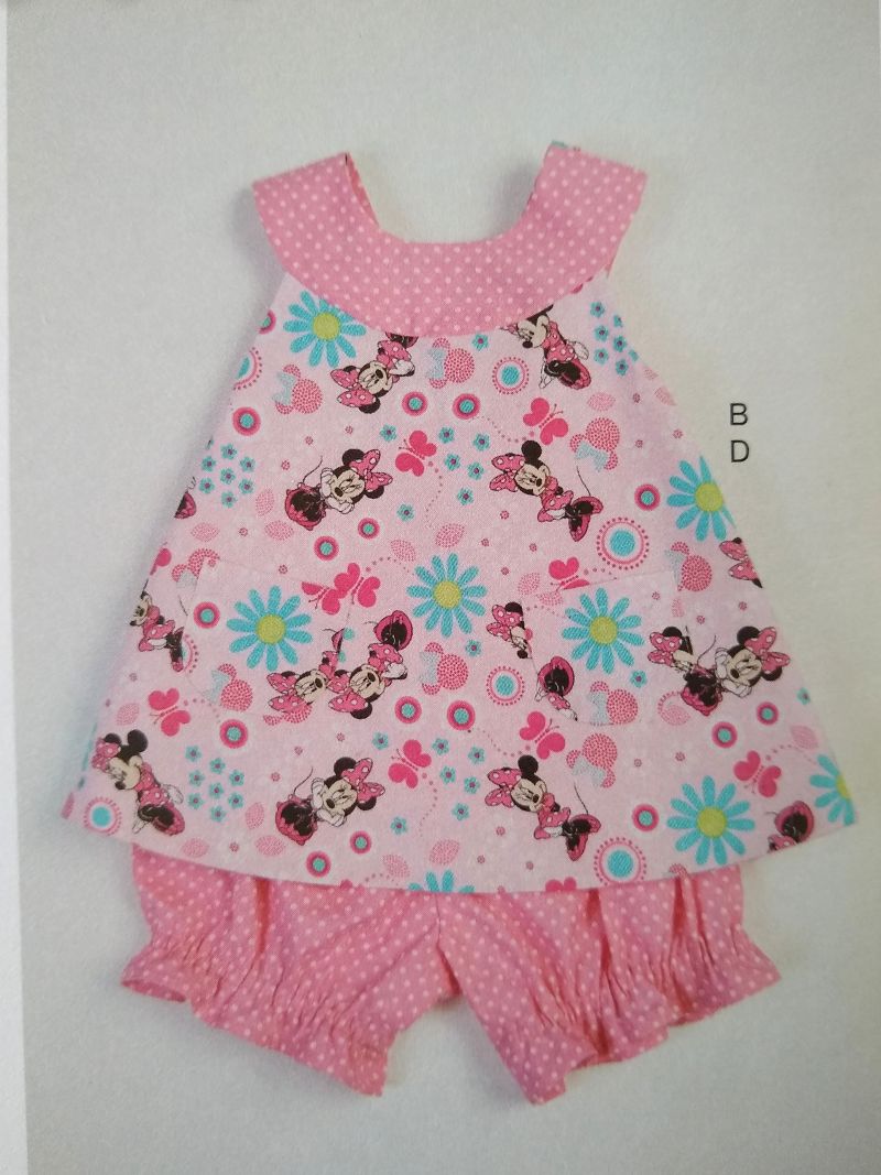 McCall's It's Sew Simple Baby Summer Dress& Panties Sewing Pattern Sz NB-XL