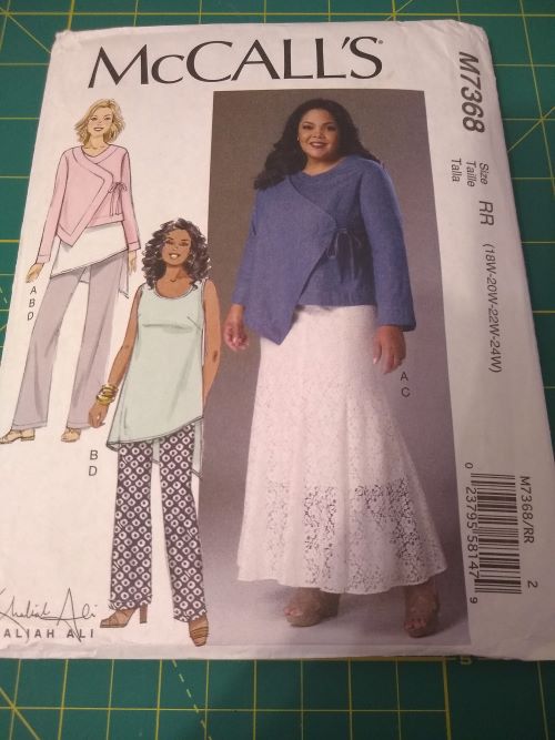 McCall’s M7368 Sewing Pattern Misses/Women's Wardrobe Essentials Sz 18W-24W