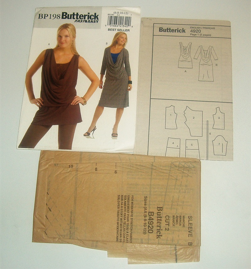 Butterick BP198 Women’s Tunic & Dress Sewing Pattern Sizes 6–12  Subtitle: