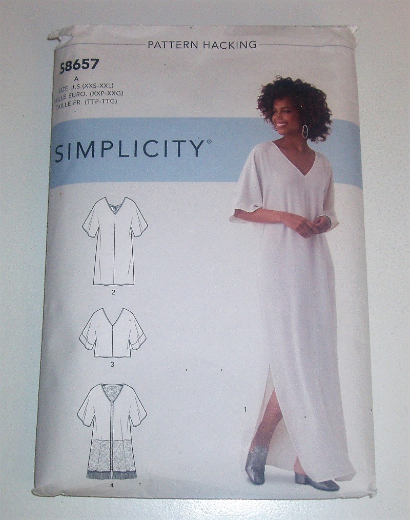 Simplicity D0944/S8657 Misses Caftan Sewing Pattern Sz XXS-XXL