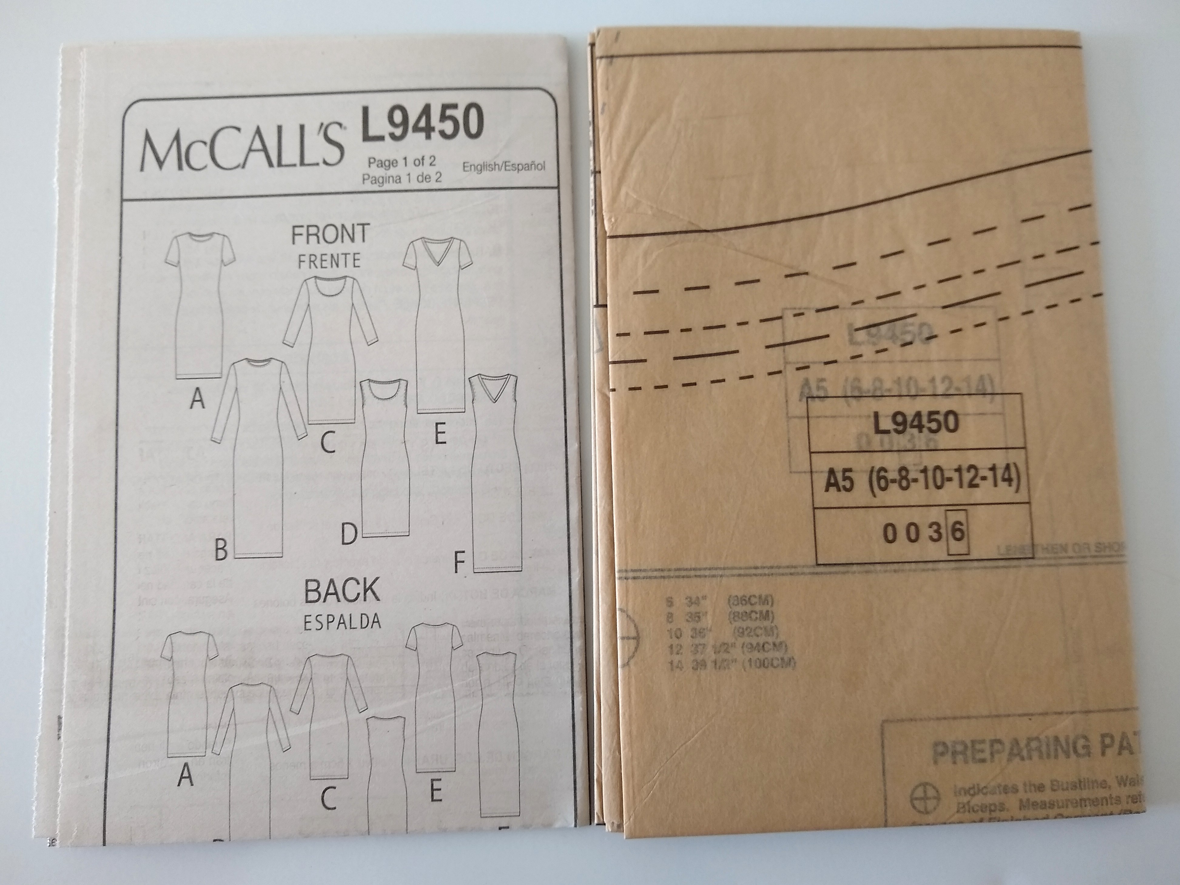 McCall’s L9450 It’s Sew Simple Misses Knit Dress Sewing Pattern – Sizes 6–14