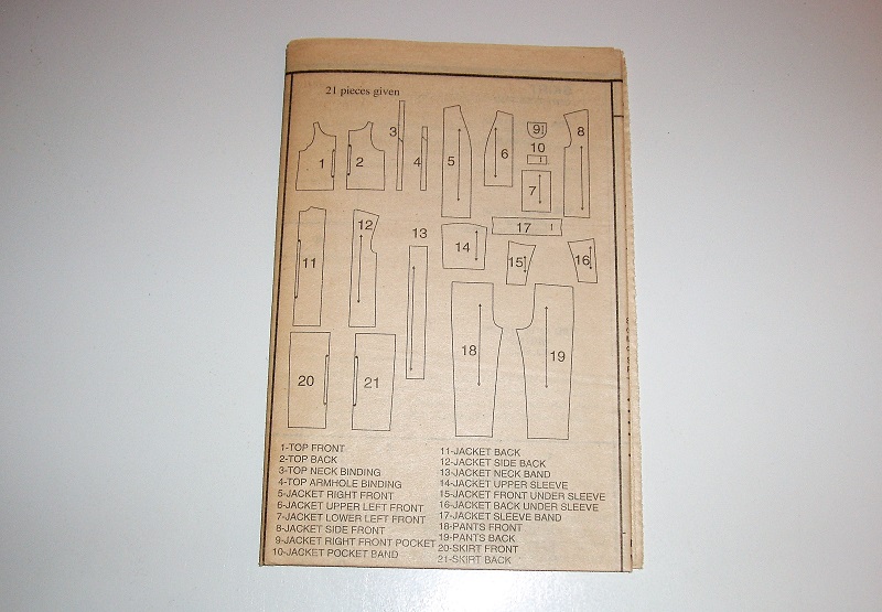 Simplicity 8661 Women’s Jacket, Top, Pants & Skirt Sewing Pattern Sizes 6, 8, 10