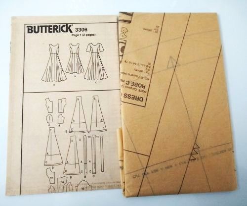 Butterick 3306 Misses Princess Seam Dress Sewing Pattern (Sizes 6–10)