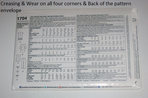 Simplicity 1704 Sewing Pattern Dress, Tunic & Pants Sizes 3-6