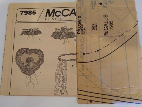 McCall’s 7985 Sewing Pattern Bridal Accessories One Size