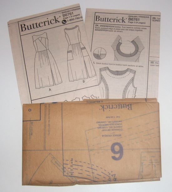 Butterick B6761 Mid‑Calf Front Princess‑Seam Dress (Sizes 6–14)