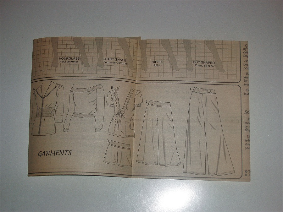 McCall’s M5819 DIY Style Misses Jacket, Tops, Shorts & Pants Pattern (2009) Sizes 4-12