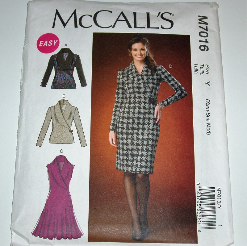 McCall’s M7016 Easy Misses’ Tops & Dresses Sewing Pattern Sizes XS–Medium 2014