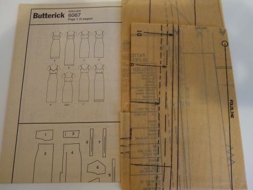 Butterick 6067 Sewing Pattern Misses Fast & Easy Summer Dresses (Sizes 6–10)