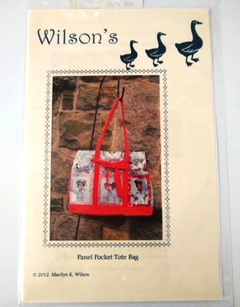 Wilson’s Panel Pocket Tote Bag Sewing Pattern by Marilyn K. Wilson – 2012