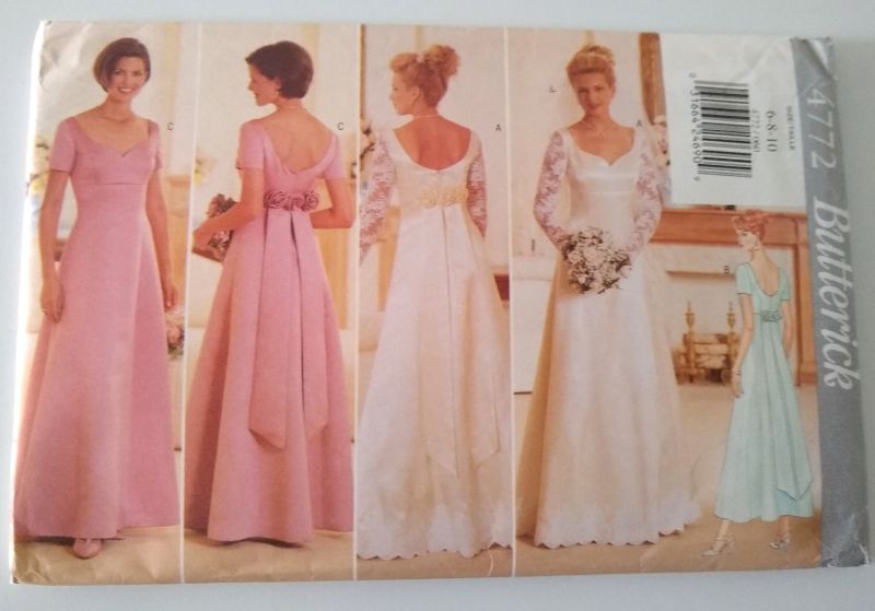 Butterick 4772 Misses/Petite Formal Dress Pattern Sizes 6-10