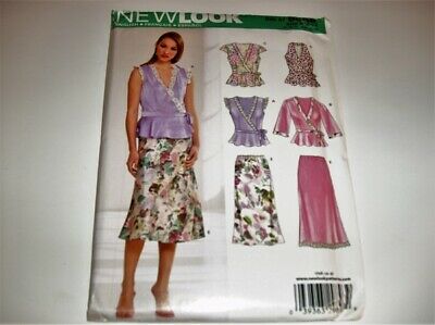 New Look 6608 Sewing Pattern Misses Top & Skirt Sizes 10-22