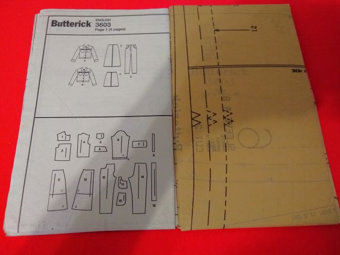 Butterick 3603 Sewing Pattern Girl’s Jacket, Skirt & Pants Sizes 12–16