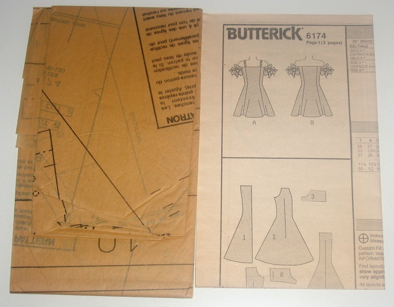 Butterick 6174 Expo Kids Dress Sewing Pattern Sz 7-10